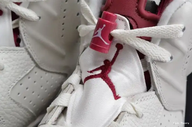 Kick Theory Maroon white Jordan 6 Retro 384664-116 Air 0624